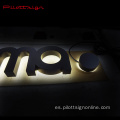 Marco de aluminio impermeable de alta calidad LED LED publicitaria LED